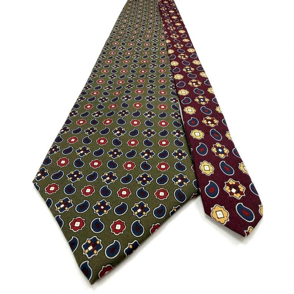 Vintage Tommy Hilfiger 100% Italian Silk Tie 4